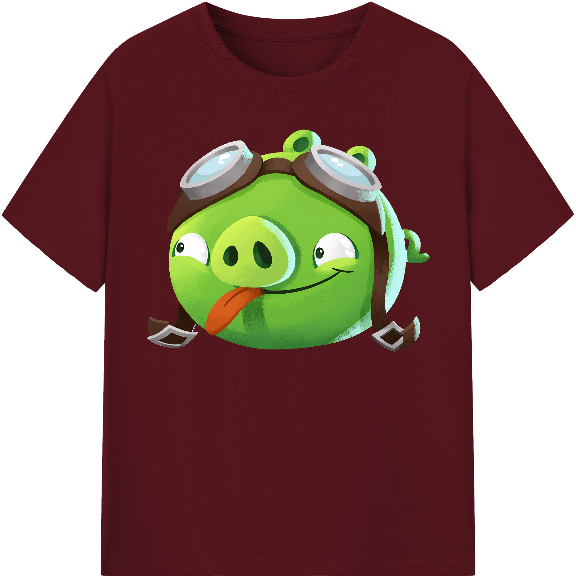 （画像用） Angry Birds アングリーバード 綿100％半袖Tシャツ（フロントプリント）